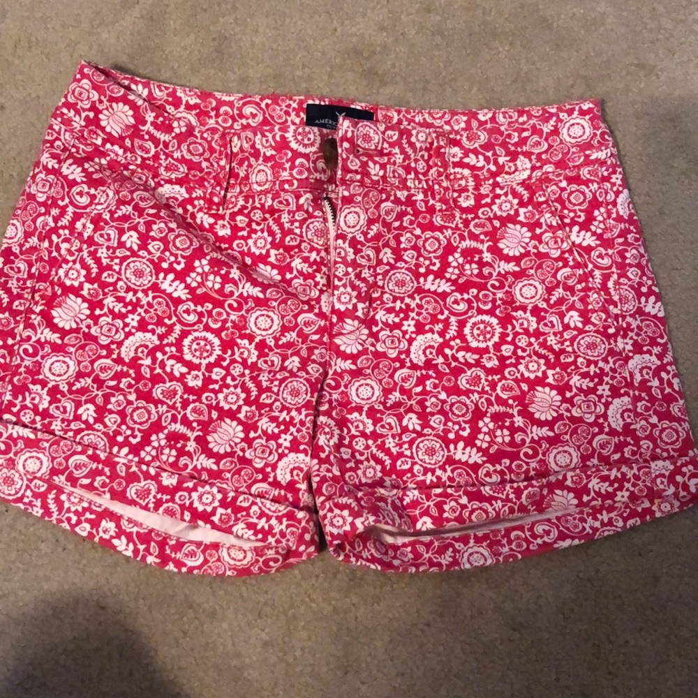 Floral American Eagle Shorts